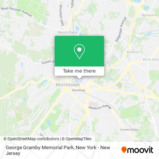 George Gramby Memorial Park map