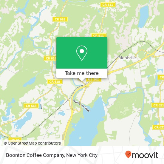 Mapa de Boonton Coffee Company