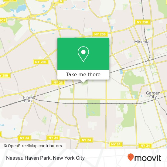 Nassau Haven Park map