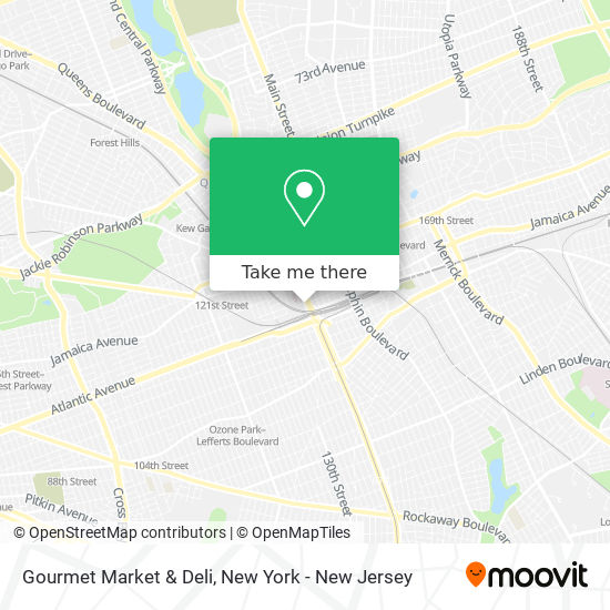 Mapa de Gourmet Market & Deli