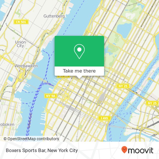 Boxers Sports Bar map