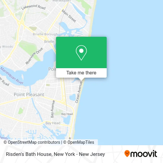 Risden's Bath House map