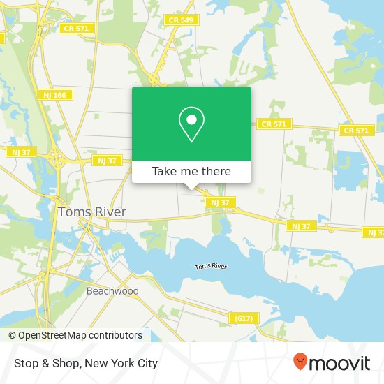 Mapa de Stop & Shop
