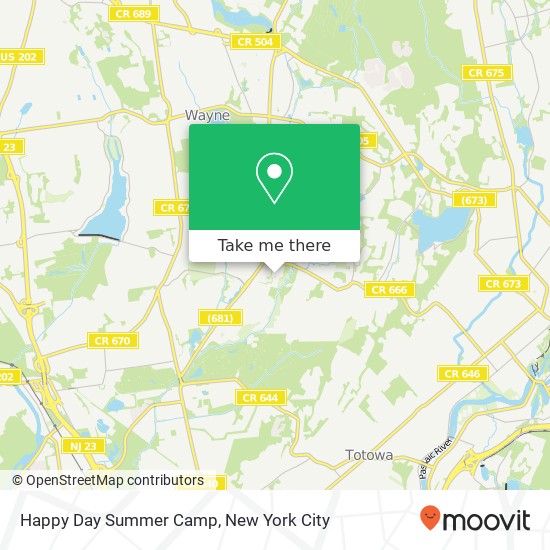Happy Day Summer Camp map