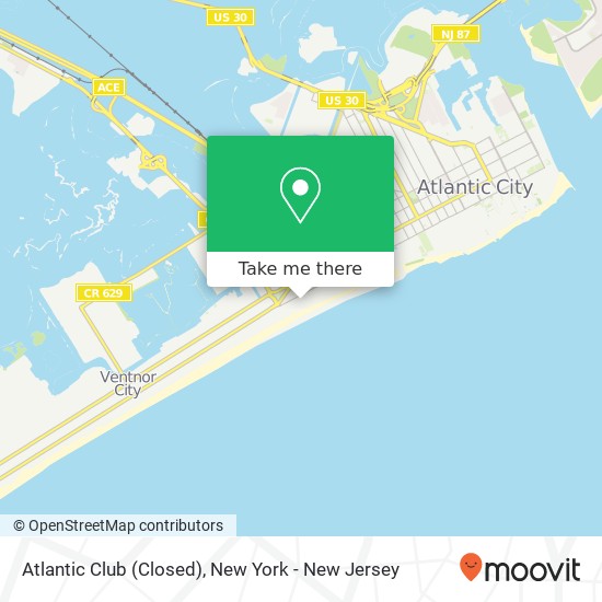 Mapa de Atlantic Club (Closed)