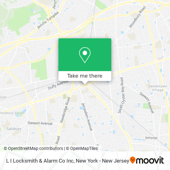 L I Locksmith & Alarm Co Inc map