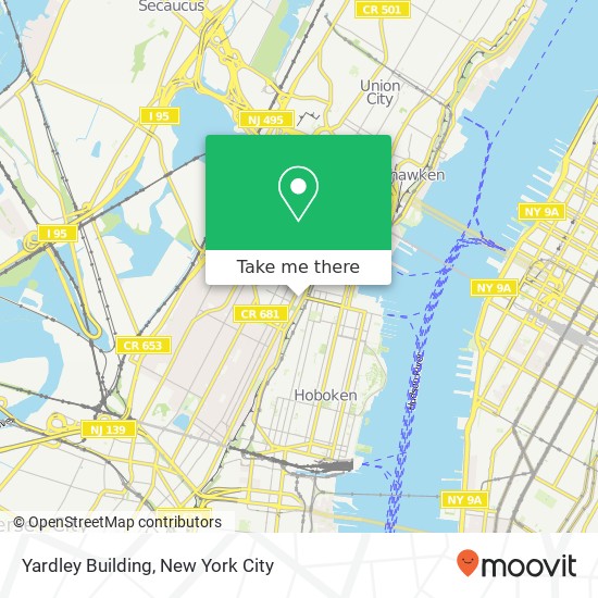 Mapa de Yardley Building