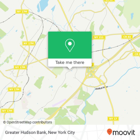 Greater Hudson Bank map