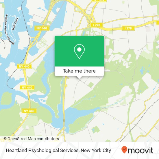 Mapa de Heartland Psychological Services