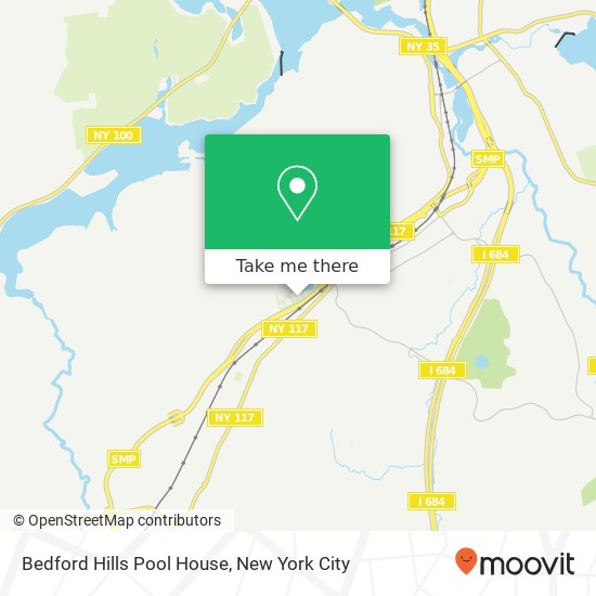 Mapa de Bedford Hills Pool House