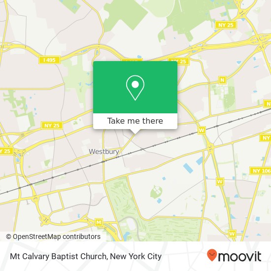 Mt Calvary Baptist Church map