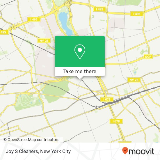 Joy S Cleaners map