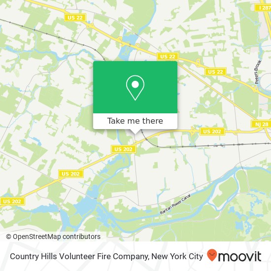 Country Hills Volunteer Fire Company map