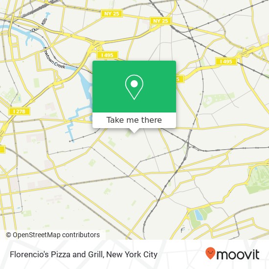 Florencio's Pizza and Grill map