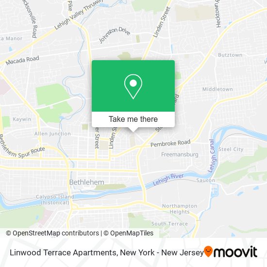 Linwood Terrace Apartments map