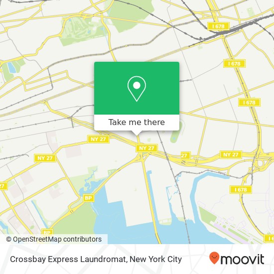 Crossbay Express Laundromat map