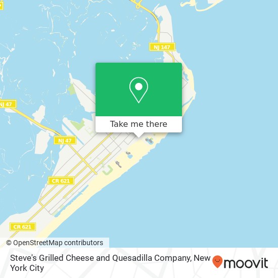 Steve's Grilled Cheese and Quesadilla Company map