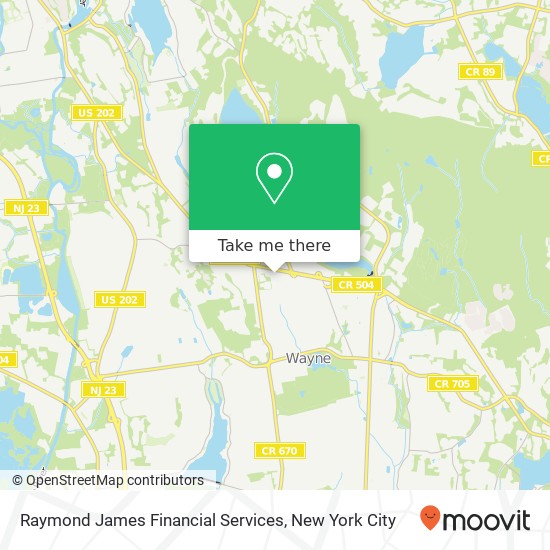 Raymond James Financial Services map