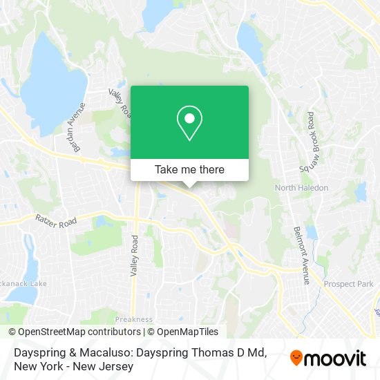 Dayspring & Macaluso: Dayspring Thomas D Md map