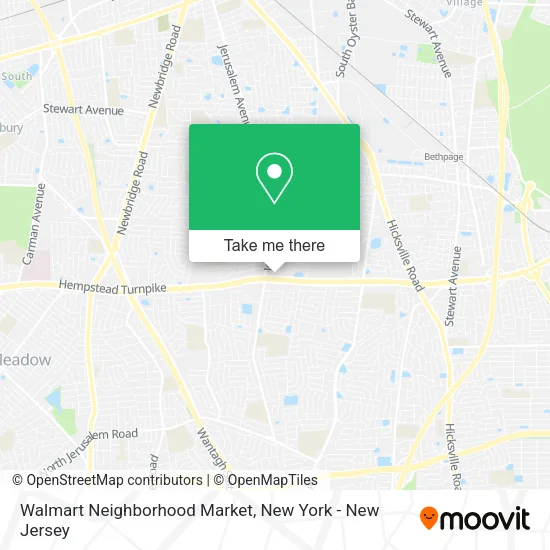 Walmart Neighborhood Market map