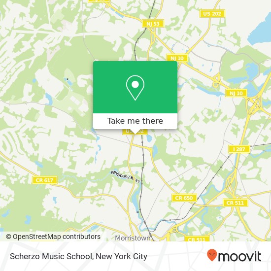 Mapa de Scherzo Music School