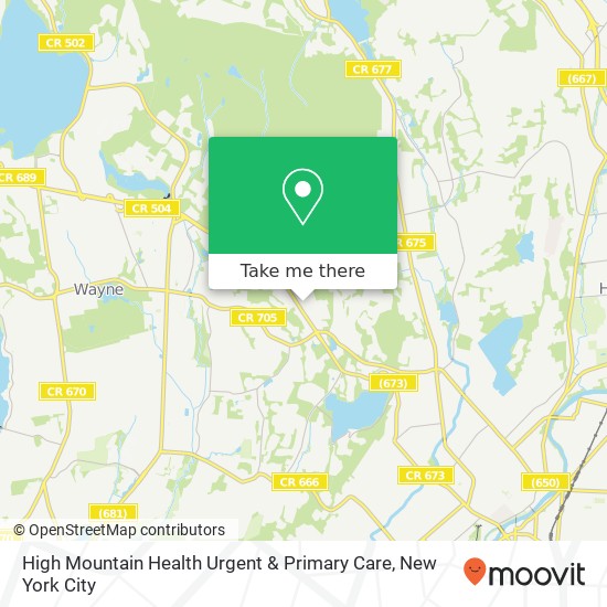 Mapa de High Mountain Health Urgent & Primary Care