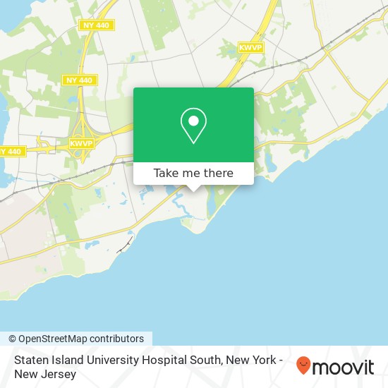 Mapa de Staten Island University Hospital South