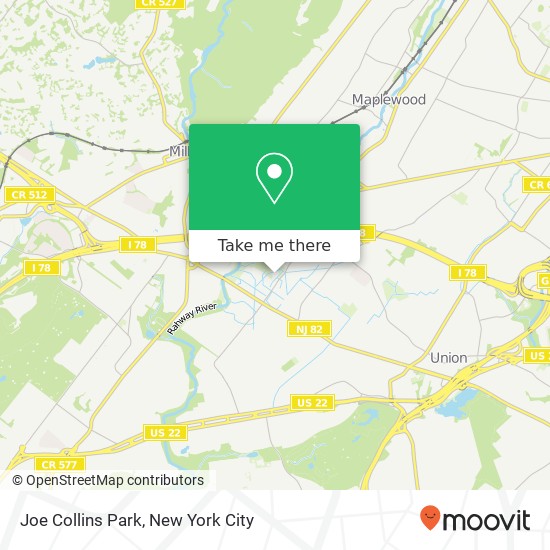 Mapa de Joe Collins Park
