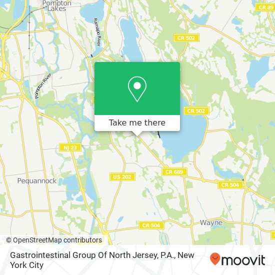 Gastrointestinal Group Of North Jersey, P.A. map