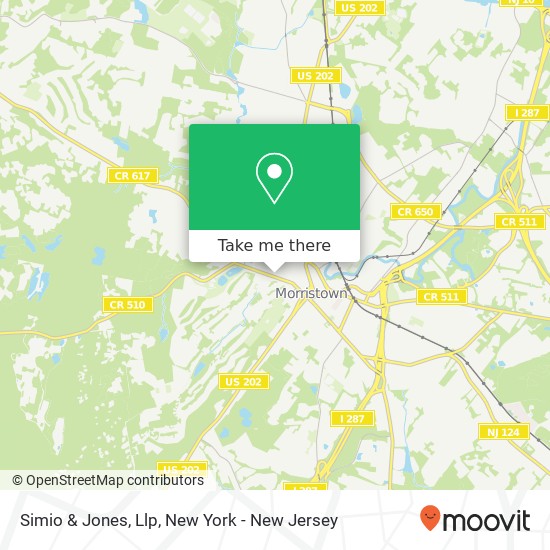 Simio & Jones, Llp map