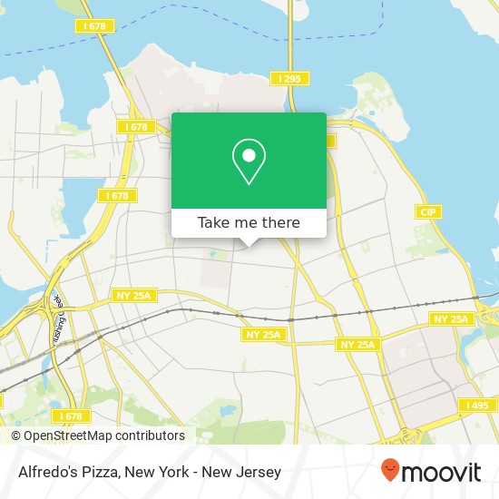 Alfredo's Pizza map