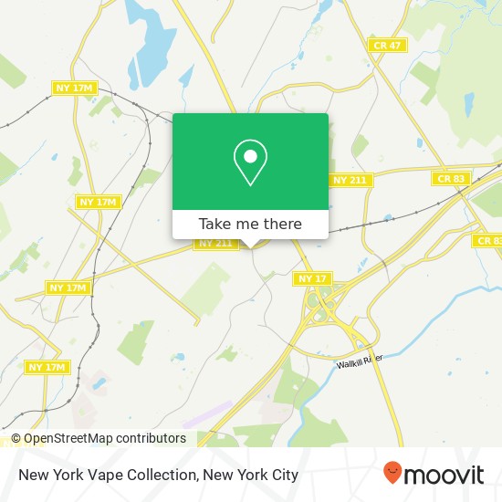 Mapa de New York Vape Collection