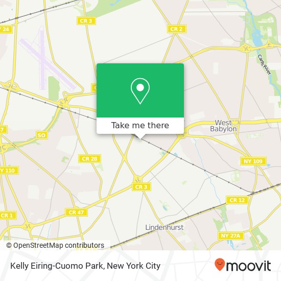 Mapa de Kelly Eiring-Cuomo Park