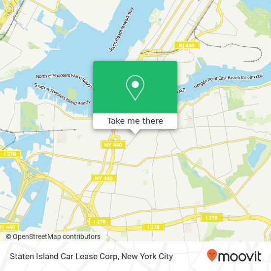 Staten Island Car Lease Corp map