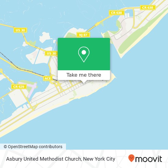 Mapa de Asbury United Methodist Church