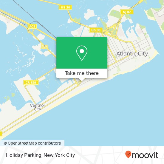 Mapa de Holiday Parking