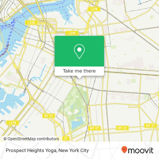 Mapa de Prospect Heights Yoga