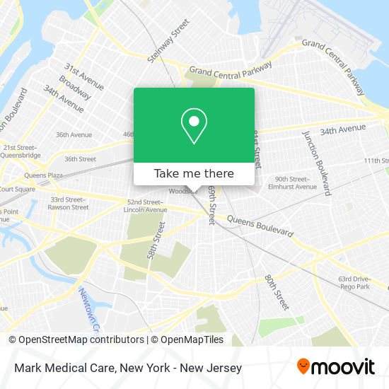 Mark Medical Care map