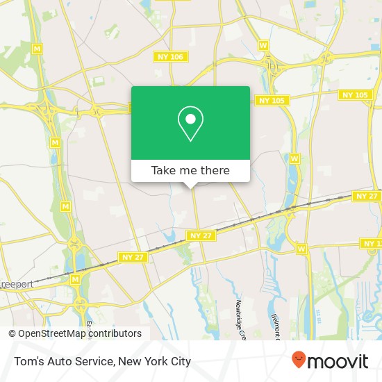 Mapa de Tom's Auto Service