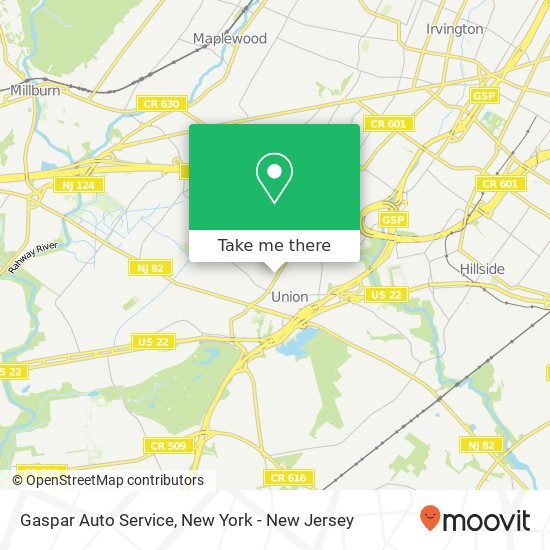 Mapa de Gaspar Auto Service