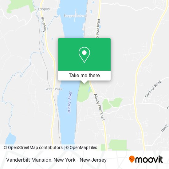 Mapa de Vanderbilt Mansion