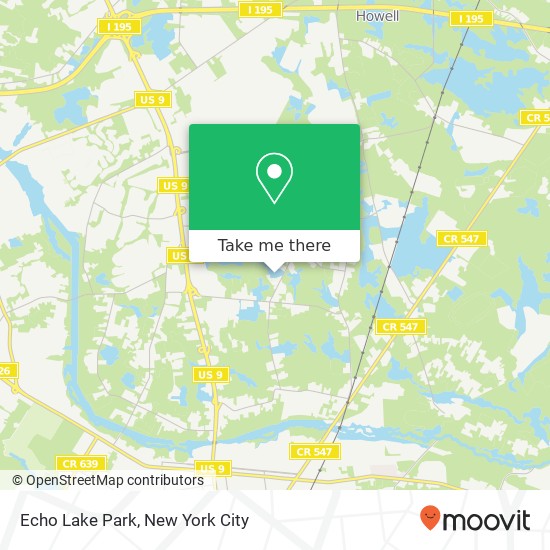 Mapa de Echo Lake Park
