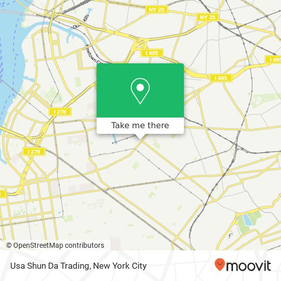 Usa Shun Da Trading map