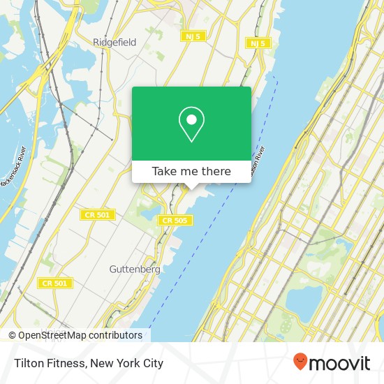 Tilton Fitness map