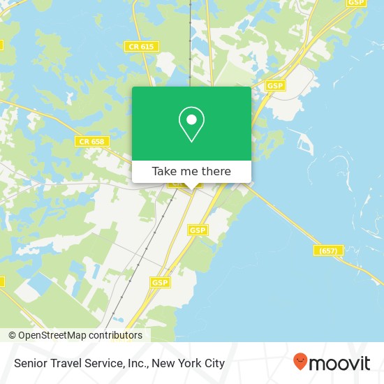 Senior Travel Service, Inc. map