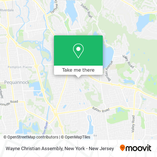 Wayne Christian Assembly map