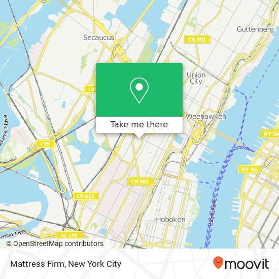 Mapa de Mattress Firm