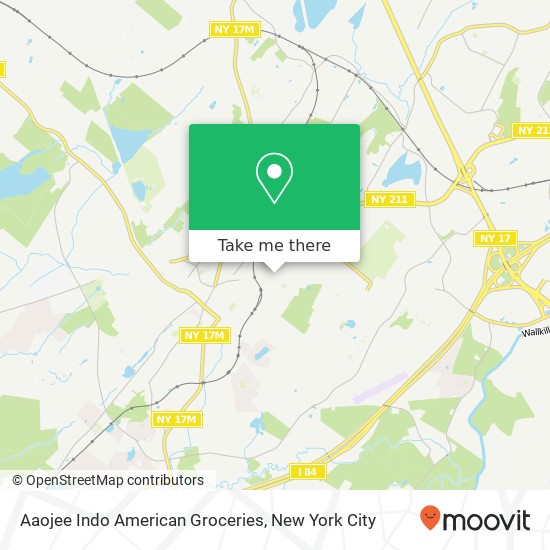 Mapa de Aaojee Indo American Groceries