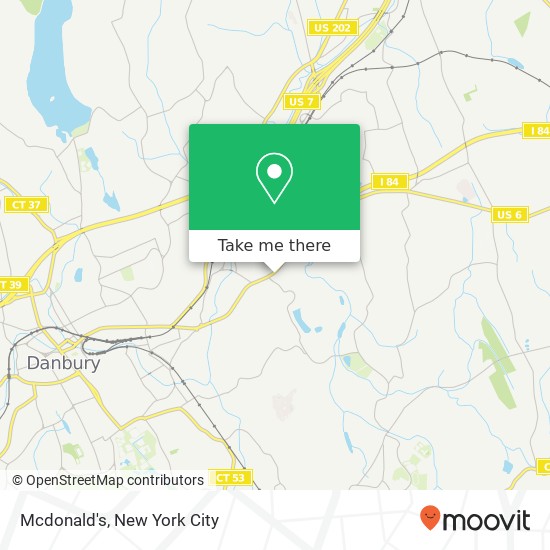 Mcdonald's map