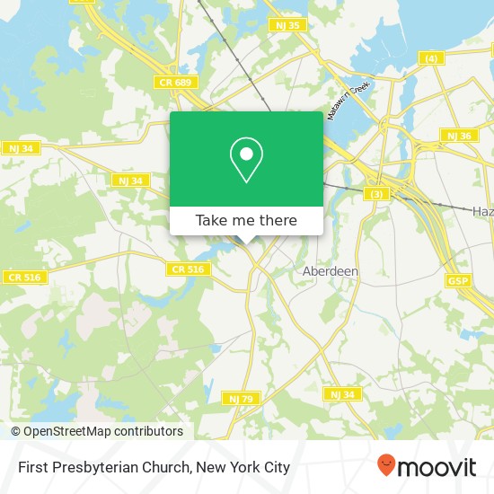 First Presbyterian Church map